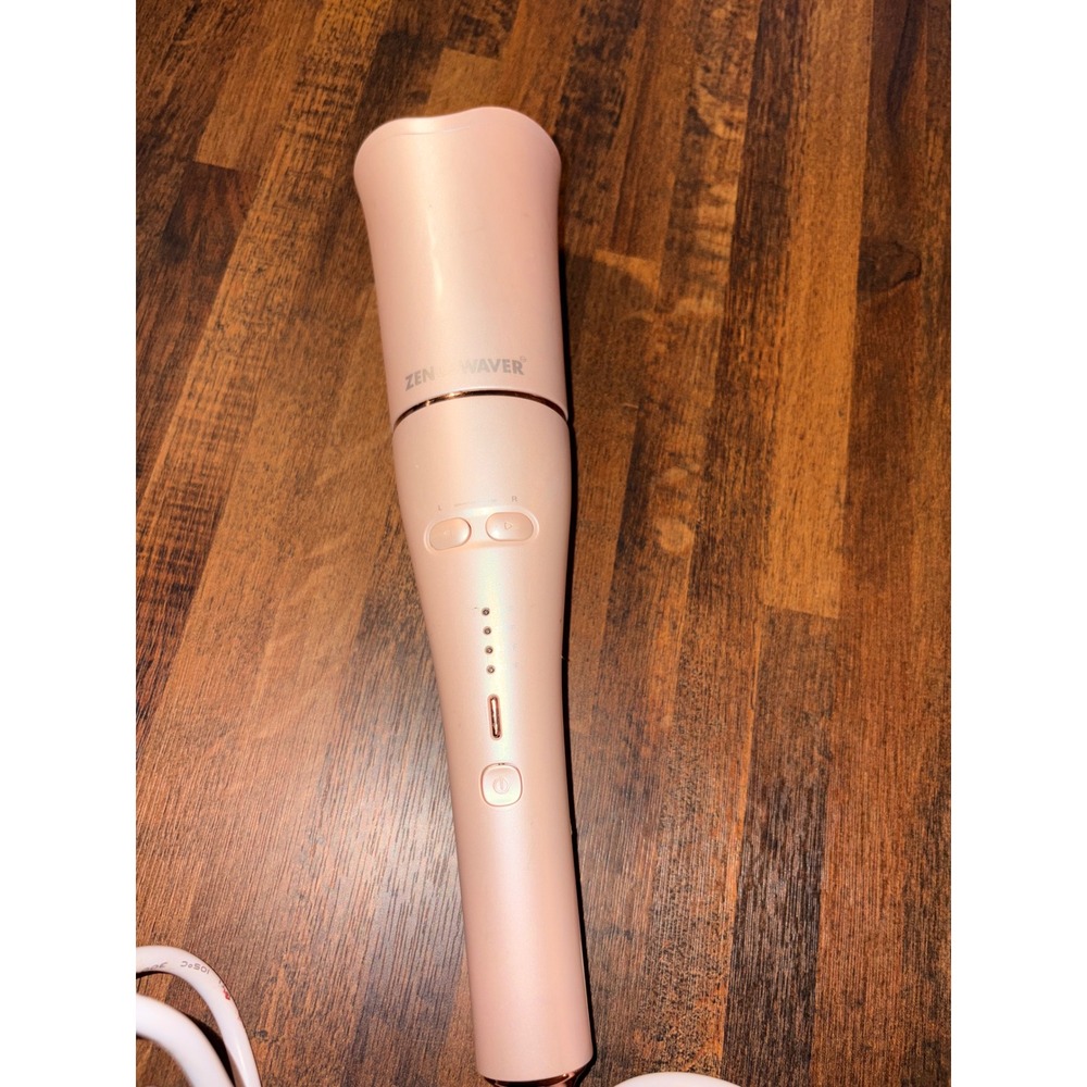 Zen Waver Calista Tools Automatic Rotating Curling Iron Blush Pink HC-1106